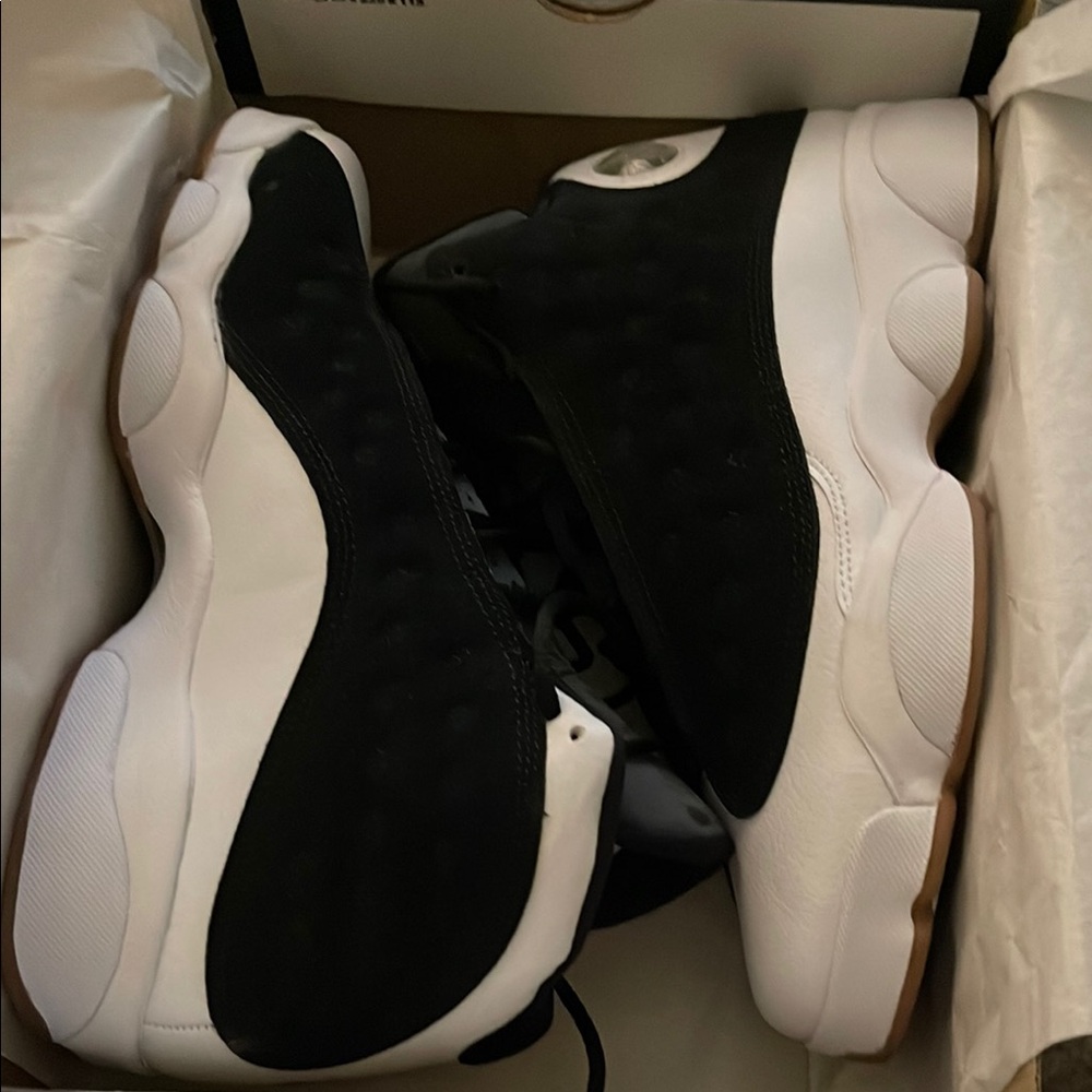 Jordan Retro 13 GG Black and Metallic Gold Sneakers